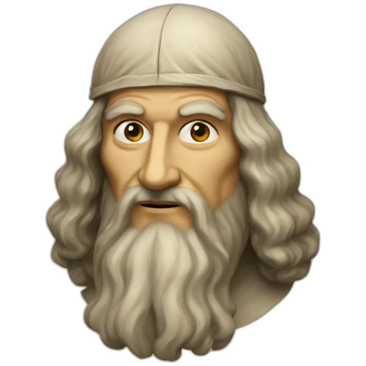 Leonardo da Vinci emoji