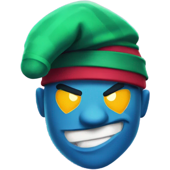 A jester from Brawl Stars emoji
