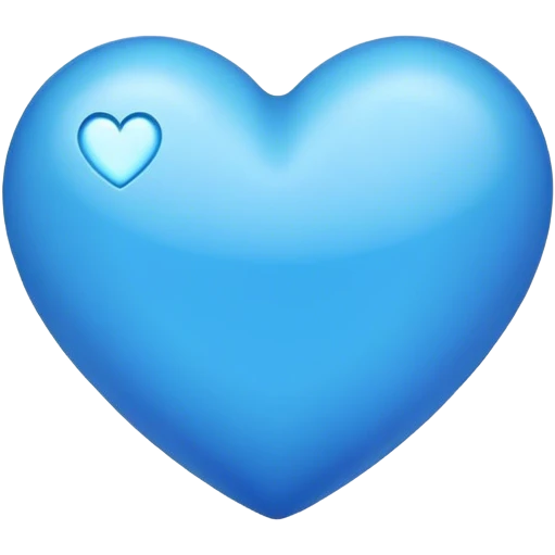 Corazón azul  emoji