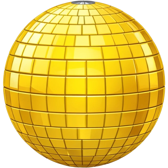 yellow disco ball emoji