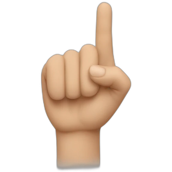 hand pointing  emoji