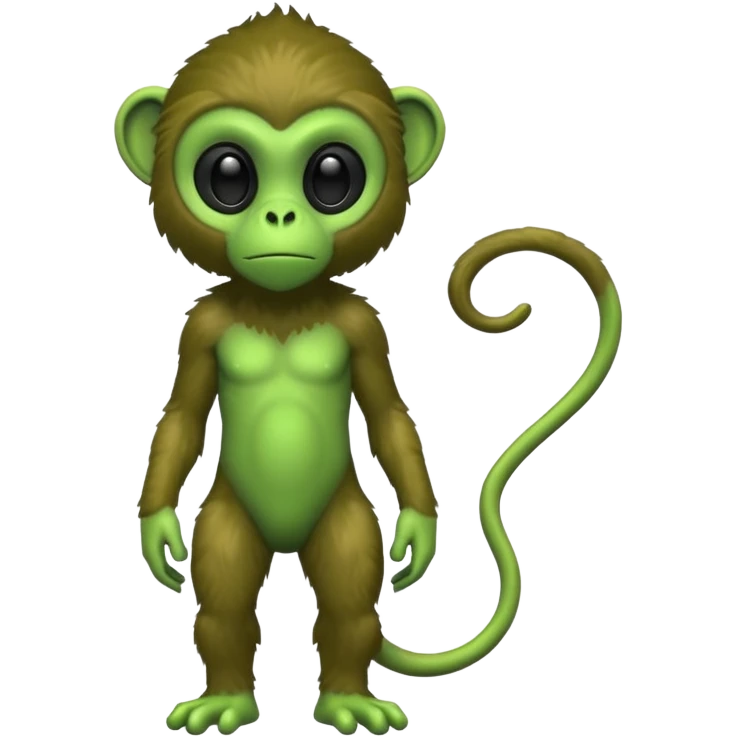 Alien monkey full body  emoji