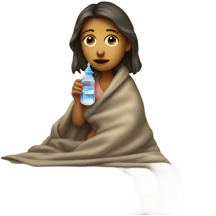 girl sick emoji