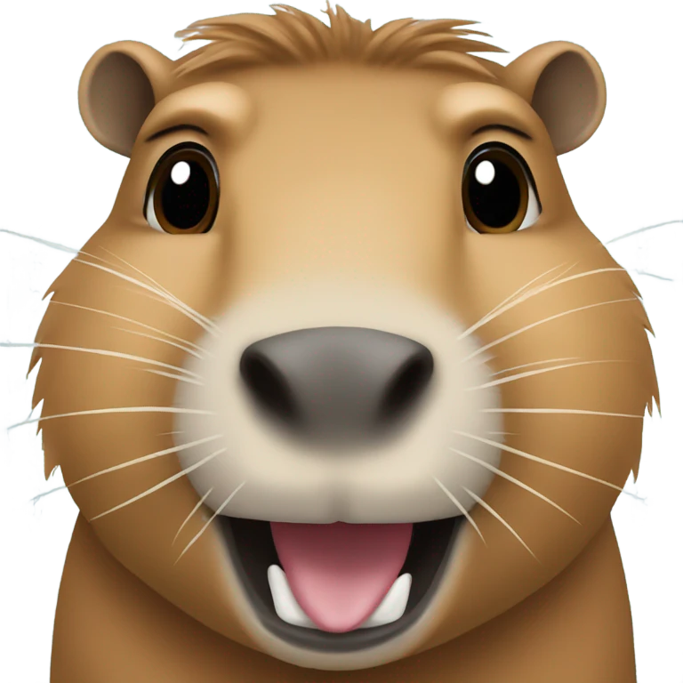 Smiled capybara emoji
