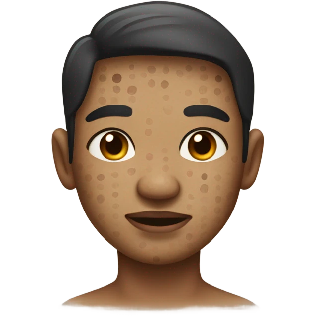 hyperpigmentation drawing as an emoji emoji