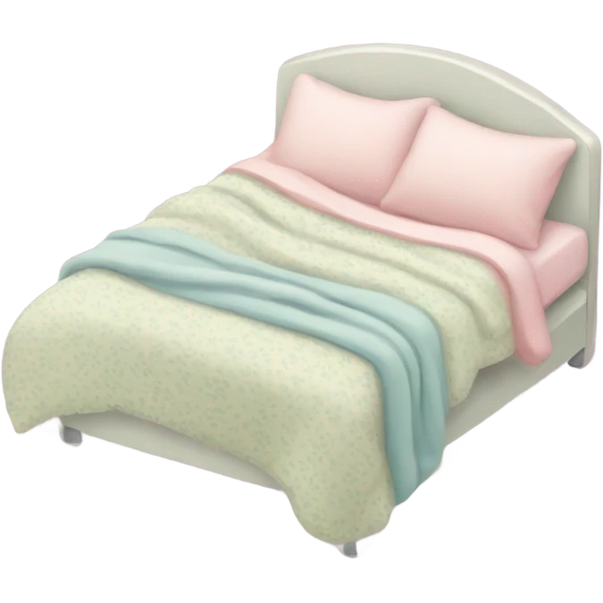 Cute bed together emoji
