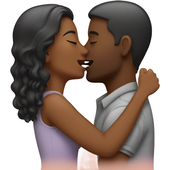 Couple kissing emoji