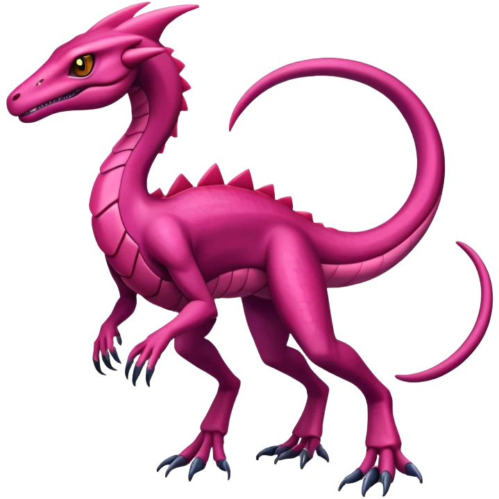 Shiny Exotic epic Salazzle-Genesect-Koraidon-Fakémon-hybrid-creature (full body)  emoji