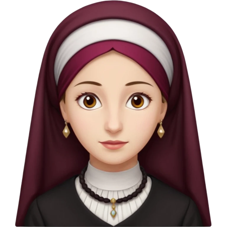 orthodox jewish woman with tichel circa. 1890 make into pretty young maroon emoji
