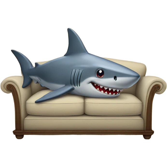 shark couch emoji