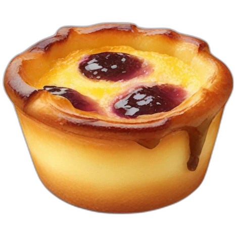 pastel de nata inteiro emoji