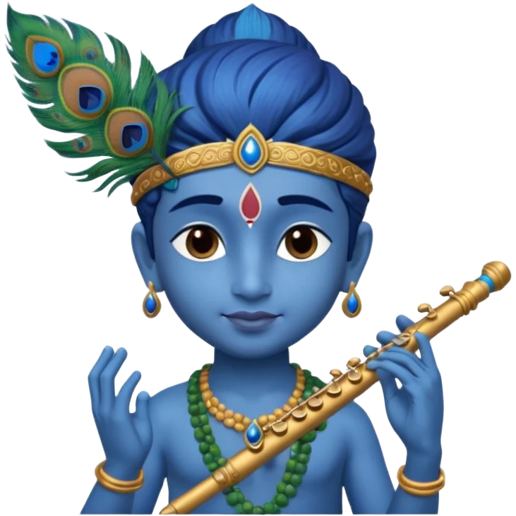 Lord little Krishna emoji