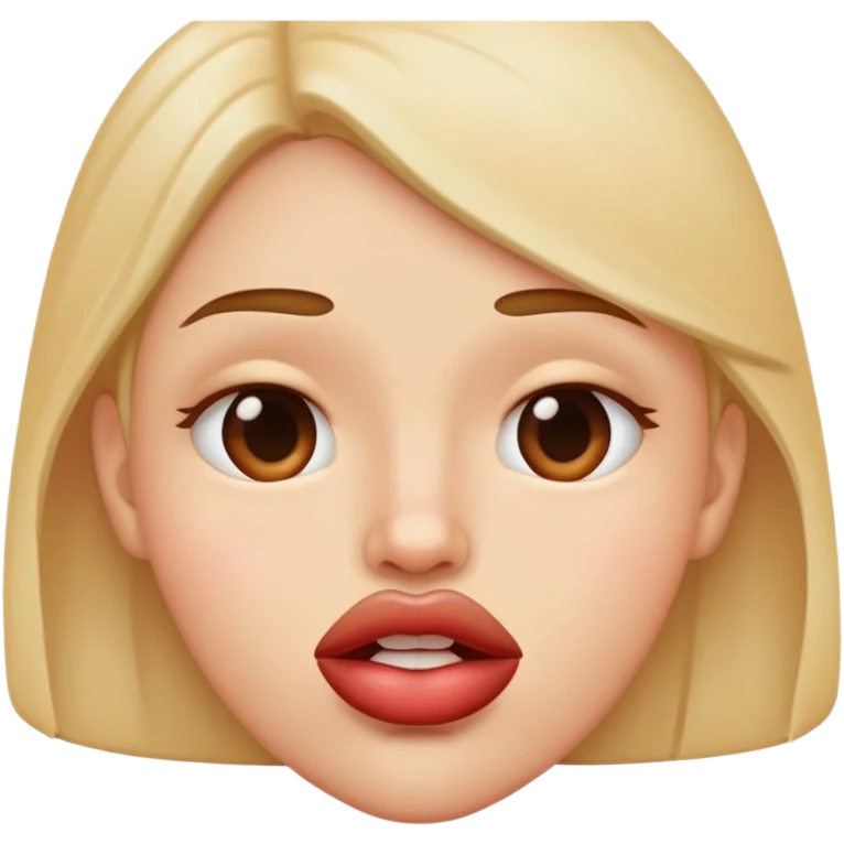 lip bite emoji