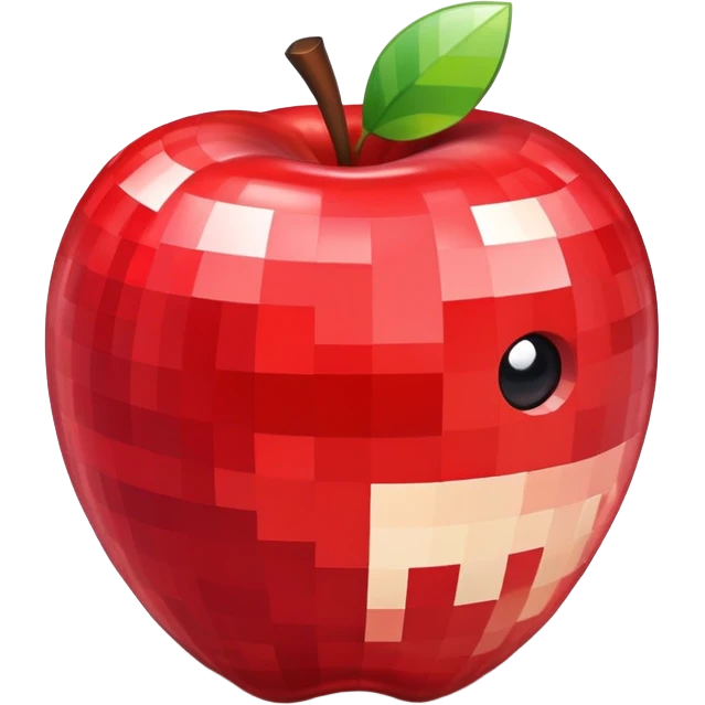 Minecraft apple emoji