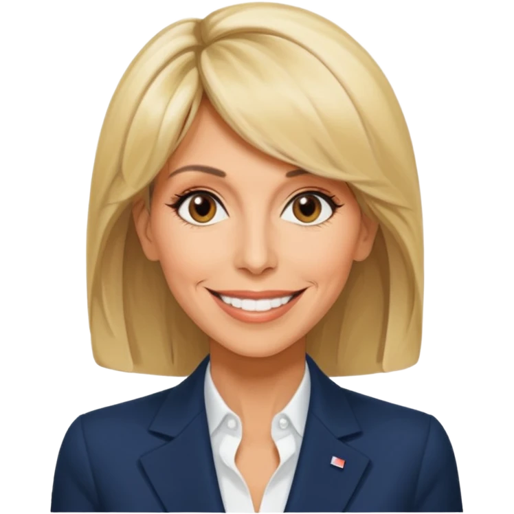 Un emojin de Brigitte Macron  emoji