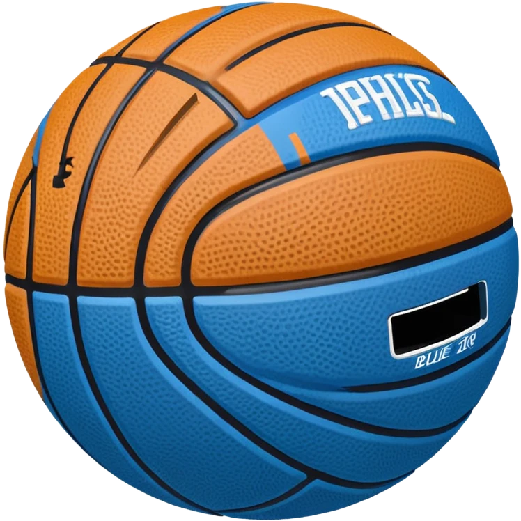 Blue basketball  emoji