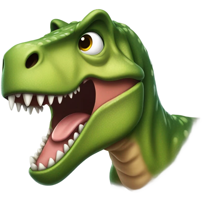 trex crying emoji