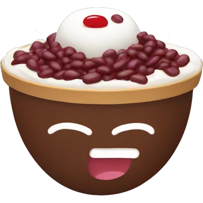red bean bingsu emoji