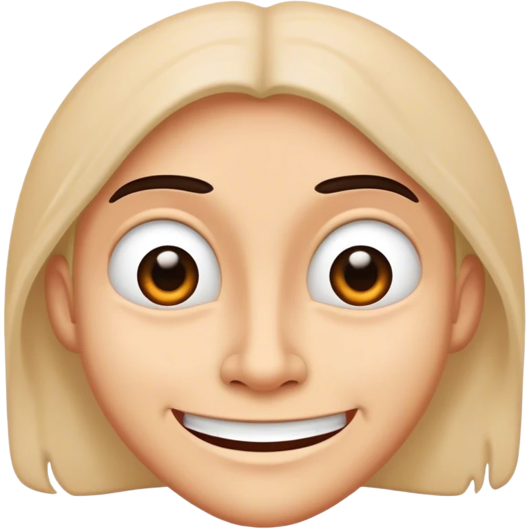 suspicious grin emoji