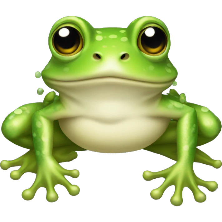 fancy frog emoji