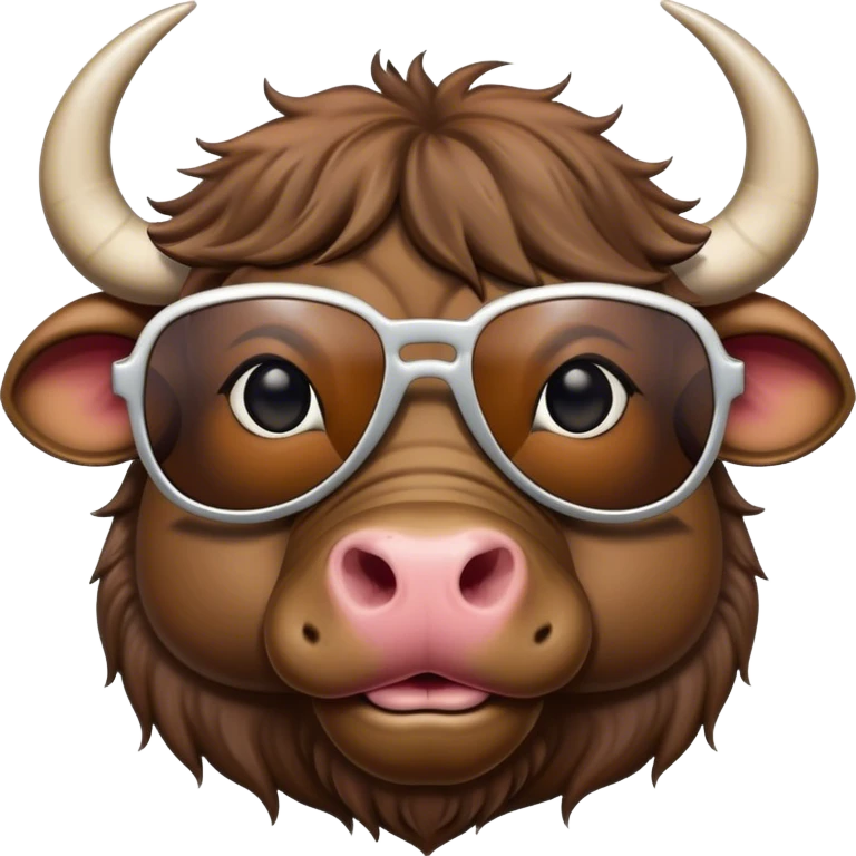water buffalo with sunglasses emoji
