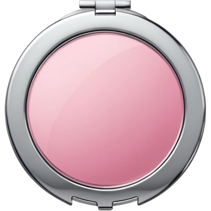 Blush compact mirror emoji