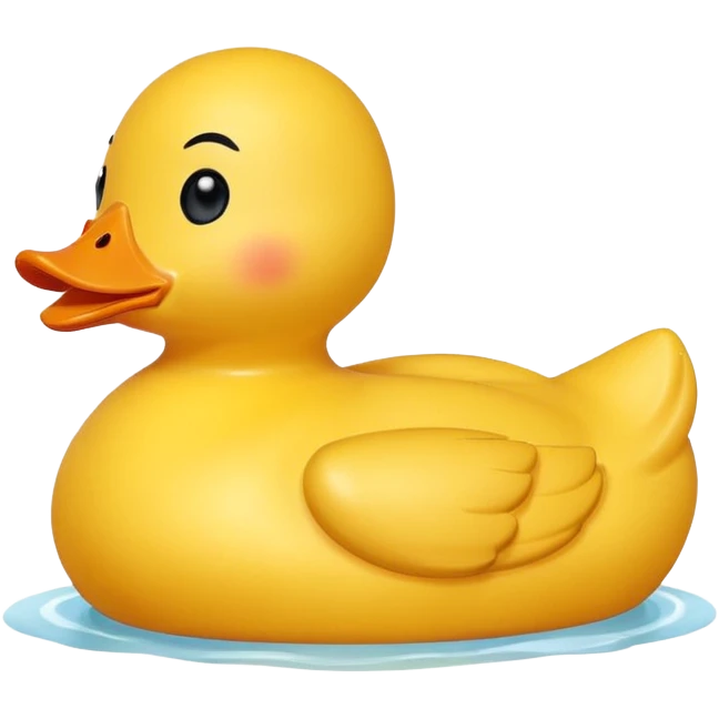 Rubber duck gettinf high cartoon emoji