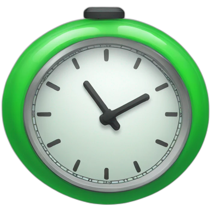 green timer emoji