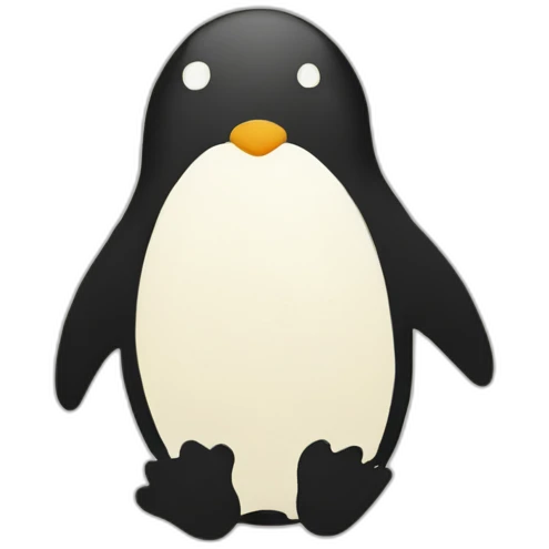 penguin footprint emoji