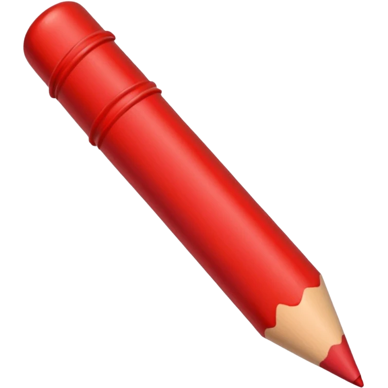 red crayon emoji