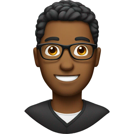 guy with glasses emoji