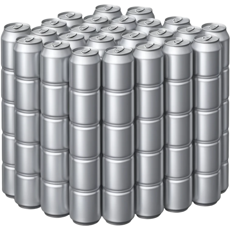 stack of many beer cans emoji