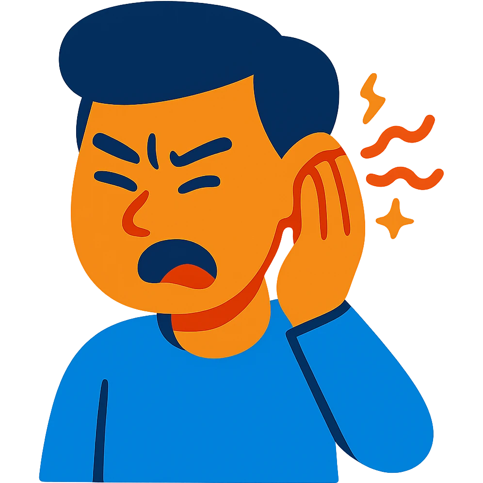 A person with earache emoji