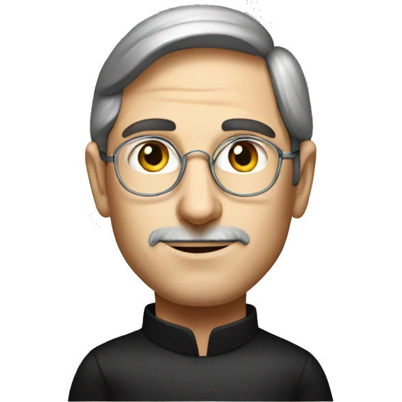 young Steve jobs drawn emoji