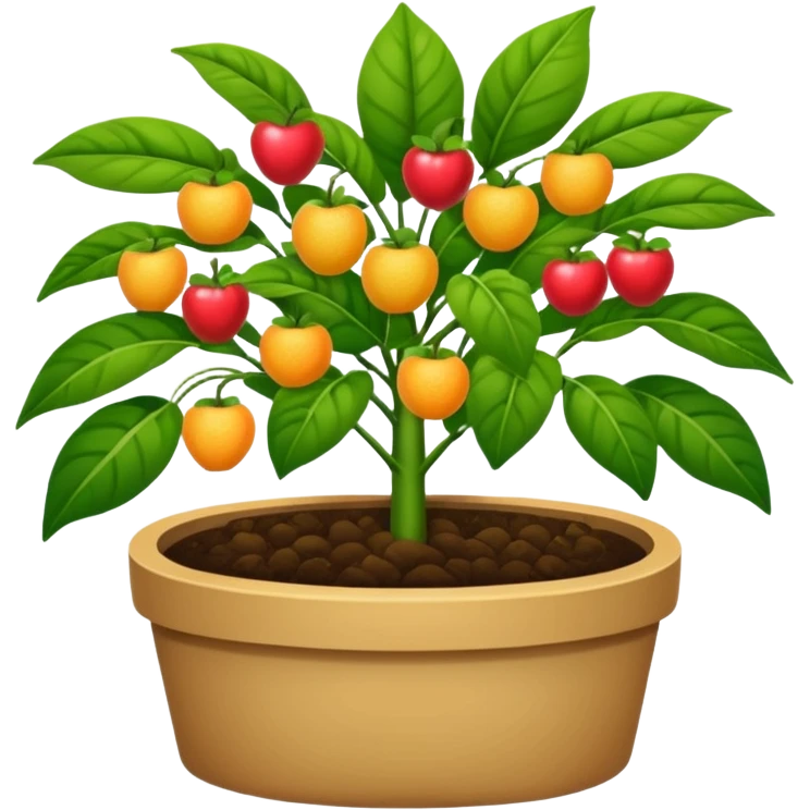 fruit plant garden bed emoji
