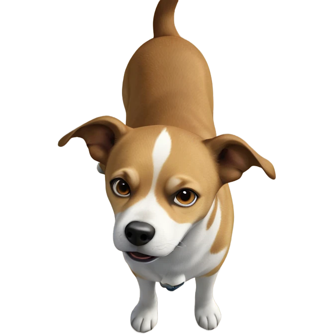 shadow of a dog from above emoji