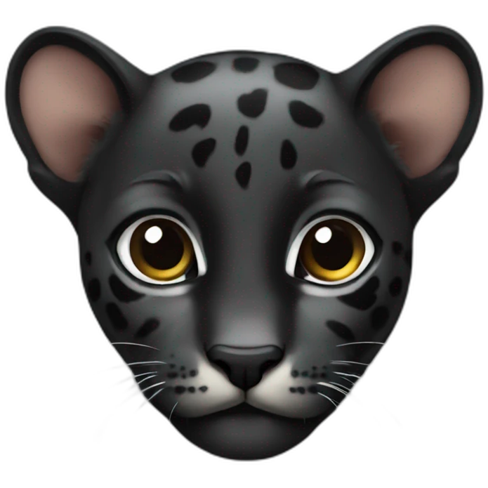baby animal panther emoji