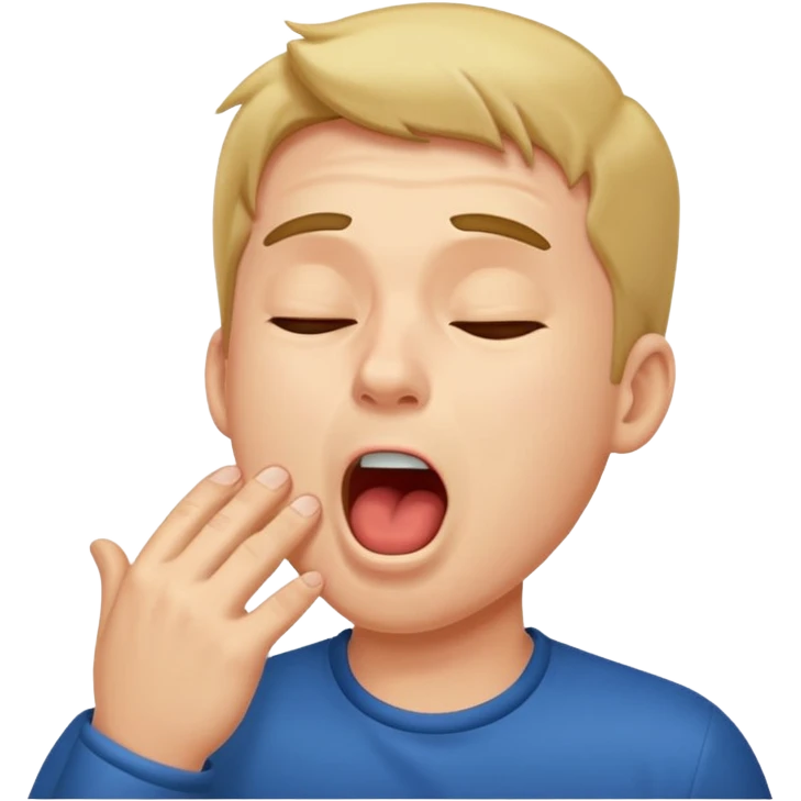 yawning man emoji