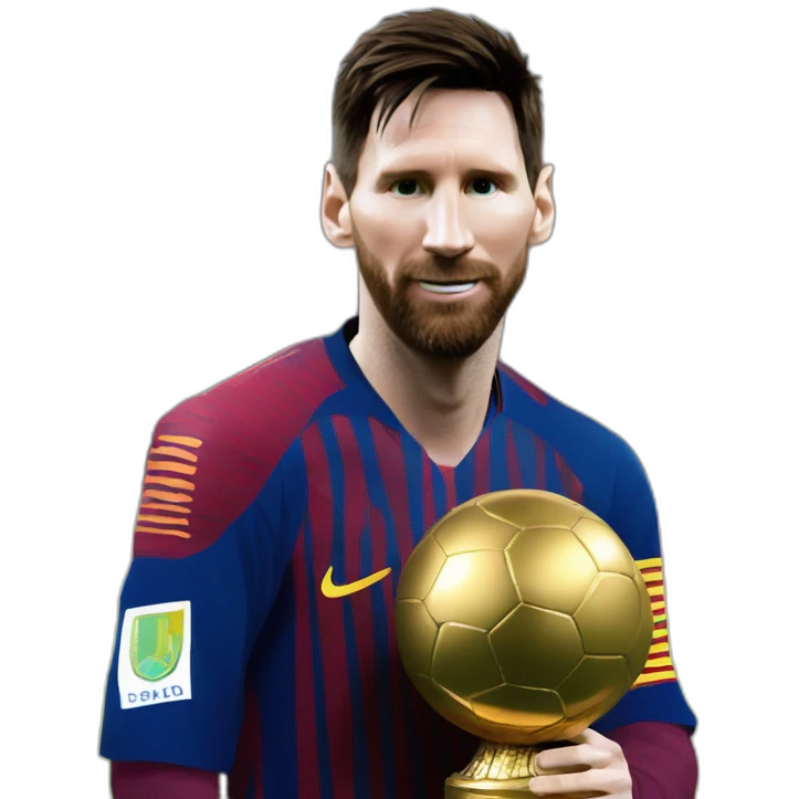 messi con la copa del mundo emoji