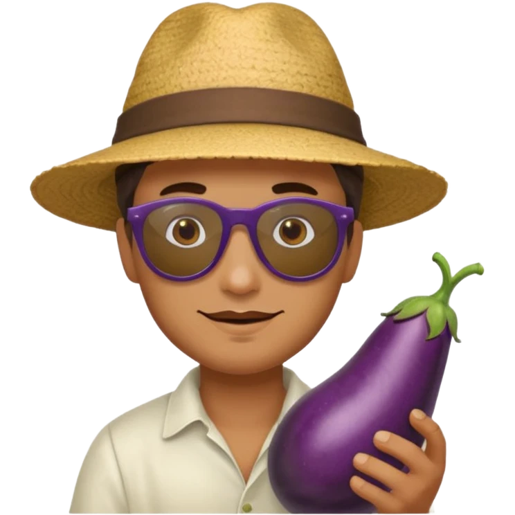 make eggplant vertical in his mount emoji