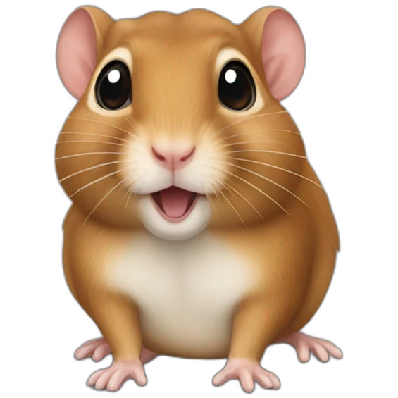 brown gerbil emoji