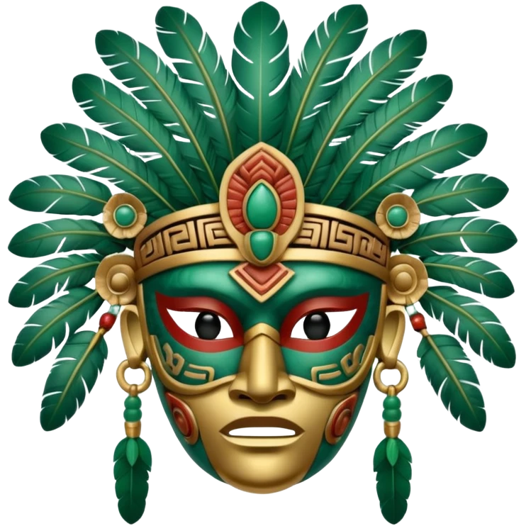 Mayan Warrior Mask emoji