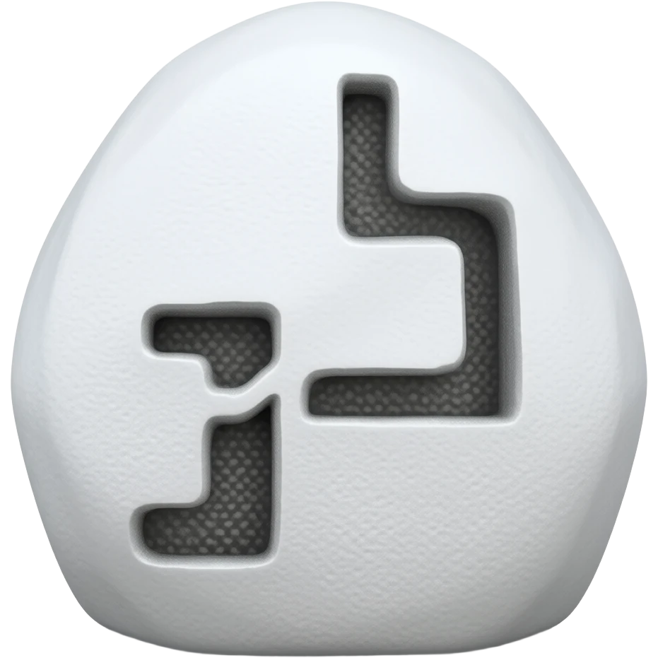 stone in the shape of a penis emoji