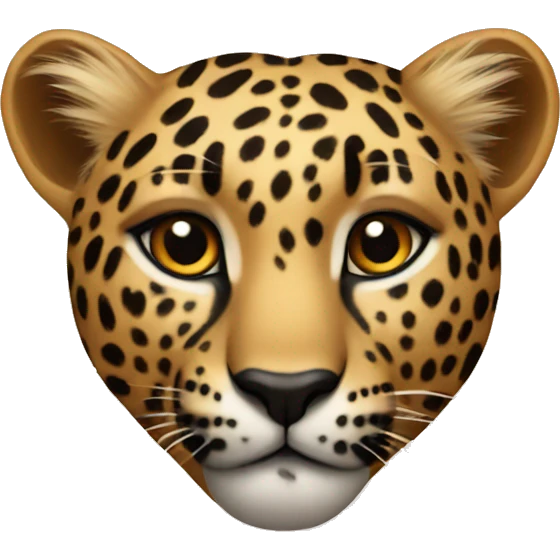 Leopard heart  emoji