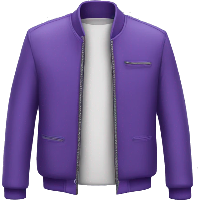 Purple jacket emoji