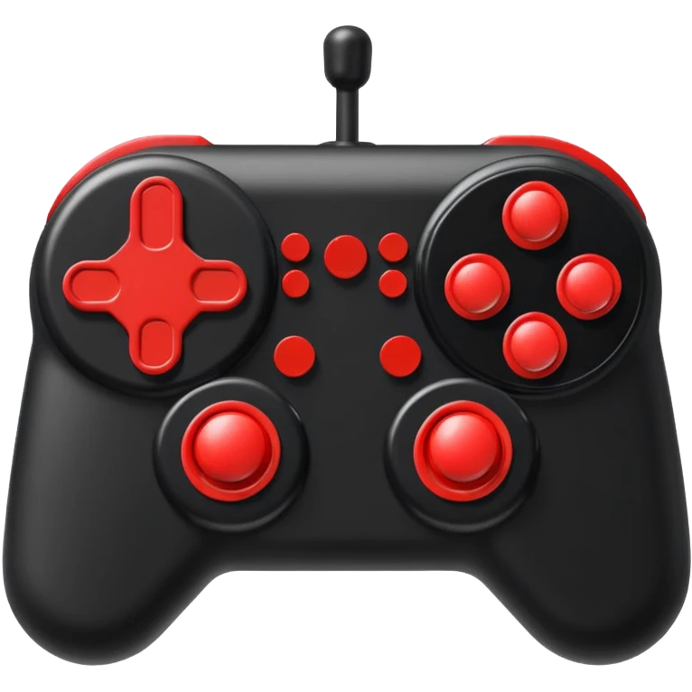 Retro joystick console emoji