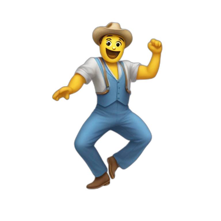 un comcombre qui danse emoji