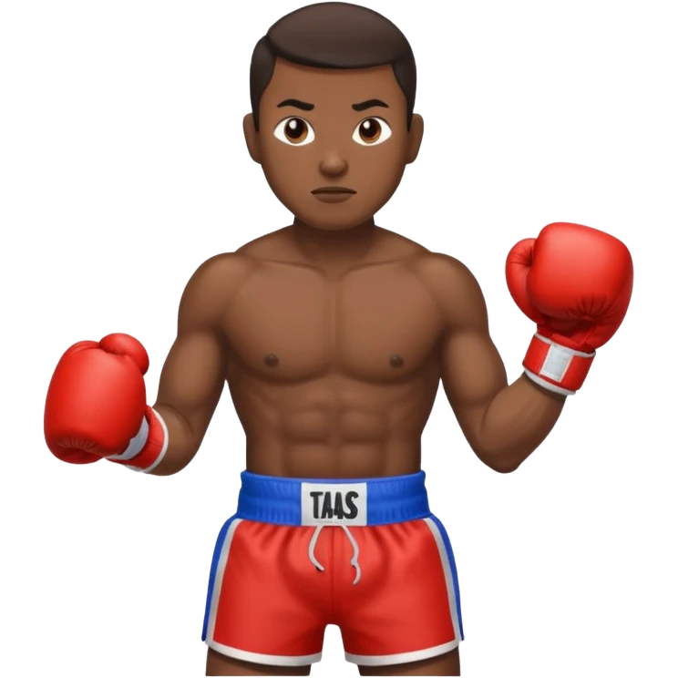 Thai boxer emoji