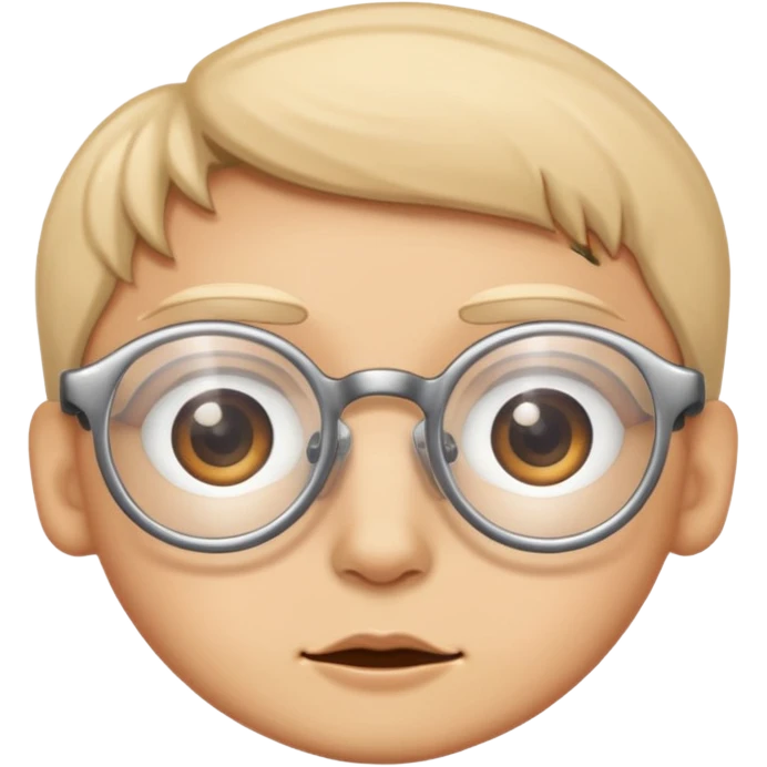 Eyes peering over glasses  emoji