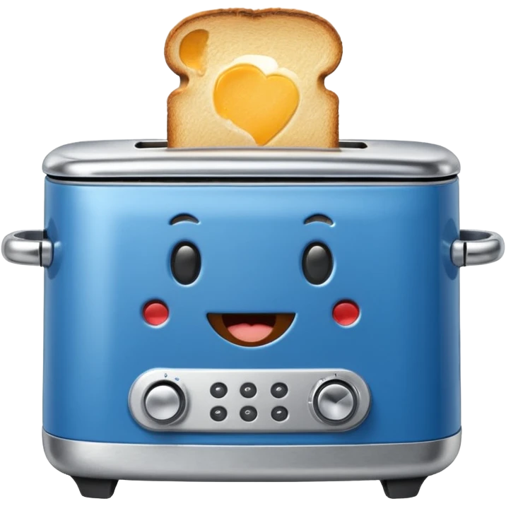 Happy toaster in a washtub  emoji